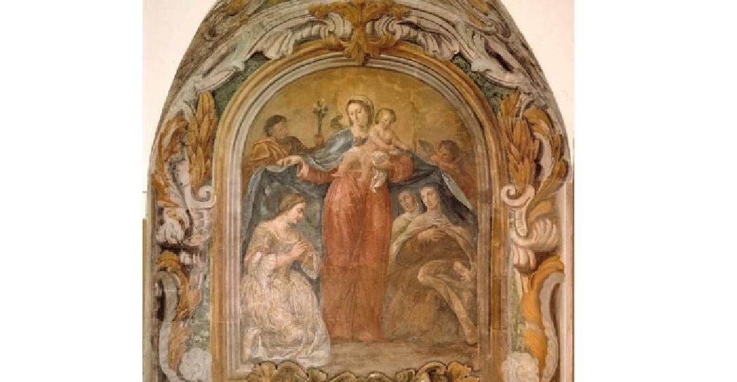 La Madonna con il Bambino accoglie una novizia, sec. XVIII