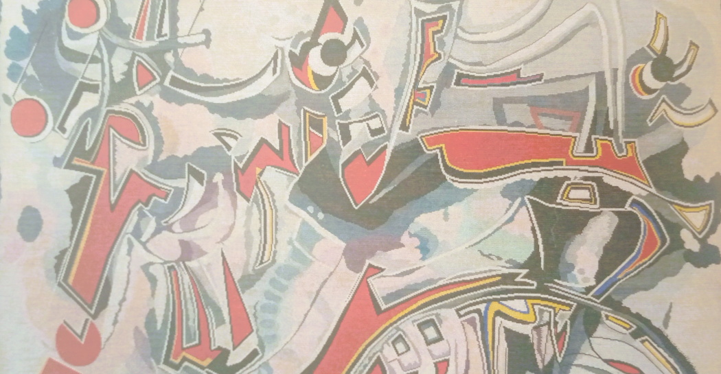 Niki Berlinguer, da Mastroianni (La Chimera), 1973, arazzo ricamato (© Il Cigno)