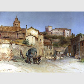 Ettore Roesler Franz, Borgo Angelico, 1883