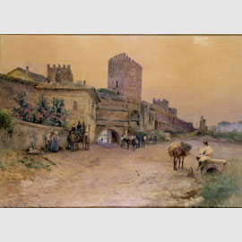 Ettore Roesler Franz, Porta San Lorenzo, 1885