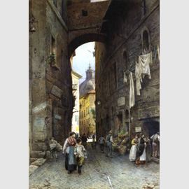 Ettore Roesler Franz, Via Giulio Romano, aprile 1887