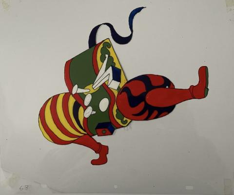 MAGDALO MUSSIO Rodovetro per film ignoto, 1970 circa, china e tempera su acetato, 21 x 29,7cm, courtesy Collezione Mussio, Civitanova Marche