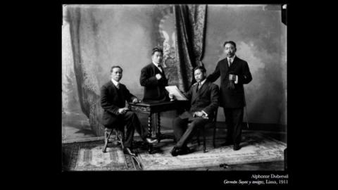 Alphonse Dubreuil Germán  Suyac  y  amigos, Lima, 1911