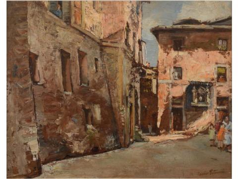 CARLO ALBERTO PETRUCCI Vicolo del Cipresso 1937, Museo di Roma