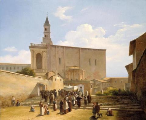 Guillaume Frédéric Ronmy, Abside di S. Giovanni in Laterano, 1825