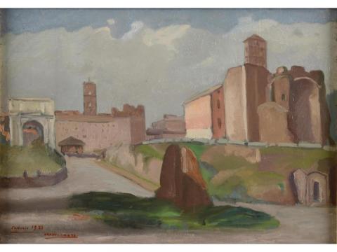 ORAZIO AMATO La Meta Sudante 1933, Museo di Roma