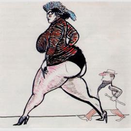 Federico Fellini, Donnone e omino
