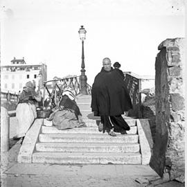 G. Primoli, Viavai su Ponte Sisto, 1890 ca., Fondazione Primoli