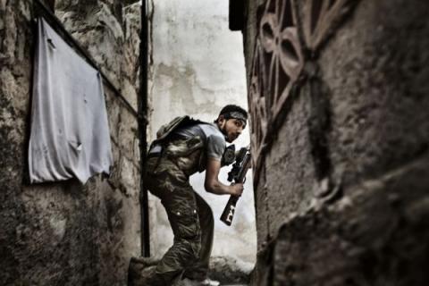 Secondo Premio Spot News REPORTAGE - Fabio Bucciarelli, Italy, Agence France-Presse - 10 ottobre 2012, Aleppo, Siria